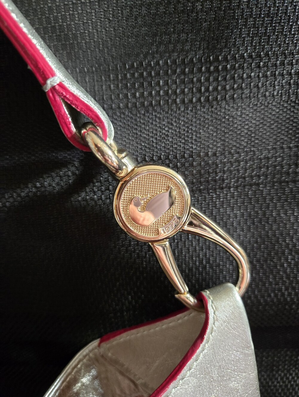 Dooney & Bourke Metallic Silver Leather Shoulder Bag EUC - Picture 14 of 16
